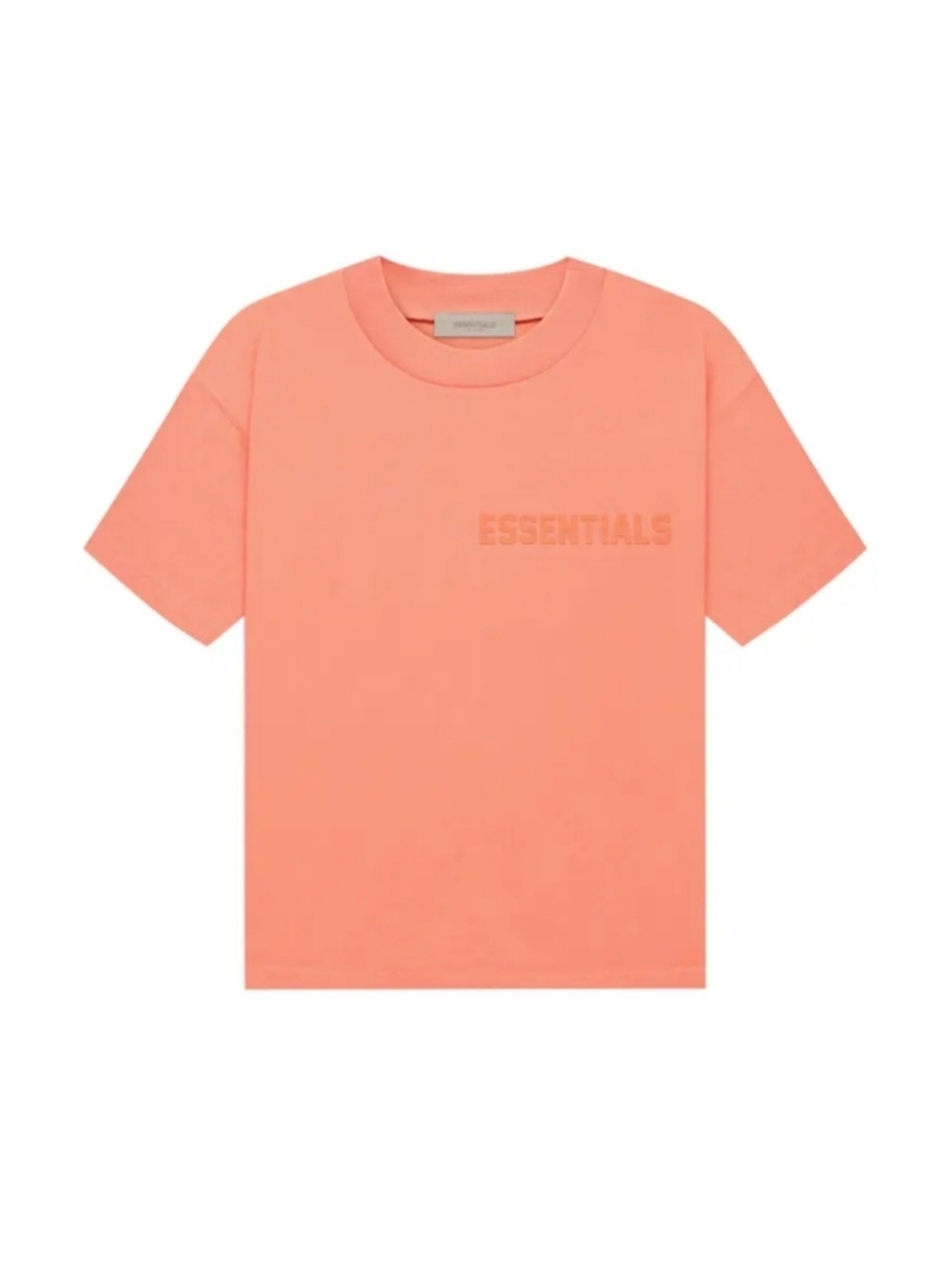 Essentials Coral Logo Short Sleeve Tee